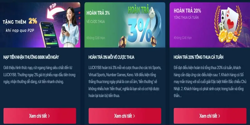 Hoàn trả tiền cược 99ok.bet